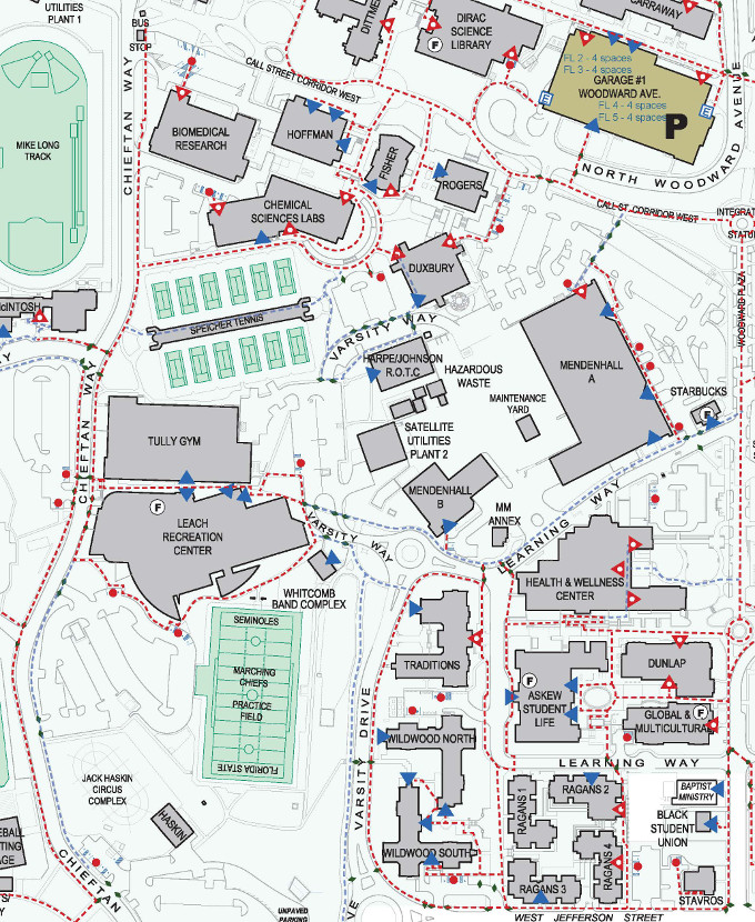 Fsu Main Campus Map