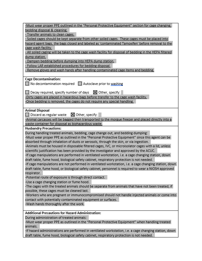 AHCF Posting - The Risk Assessment