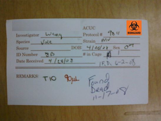 hazard card
