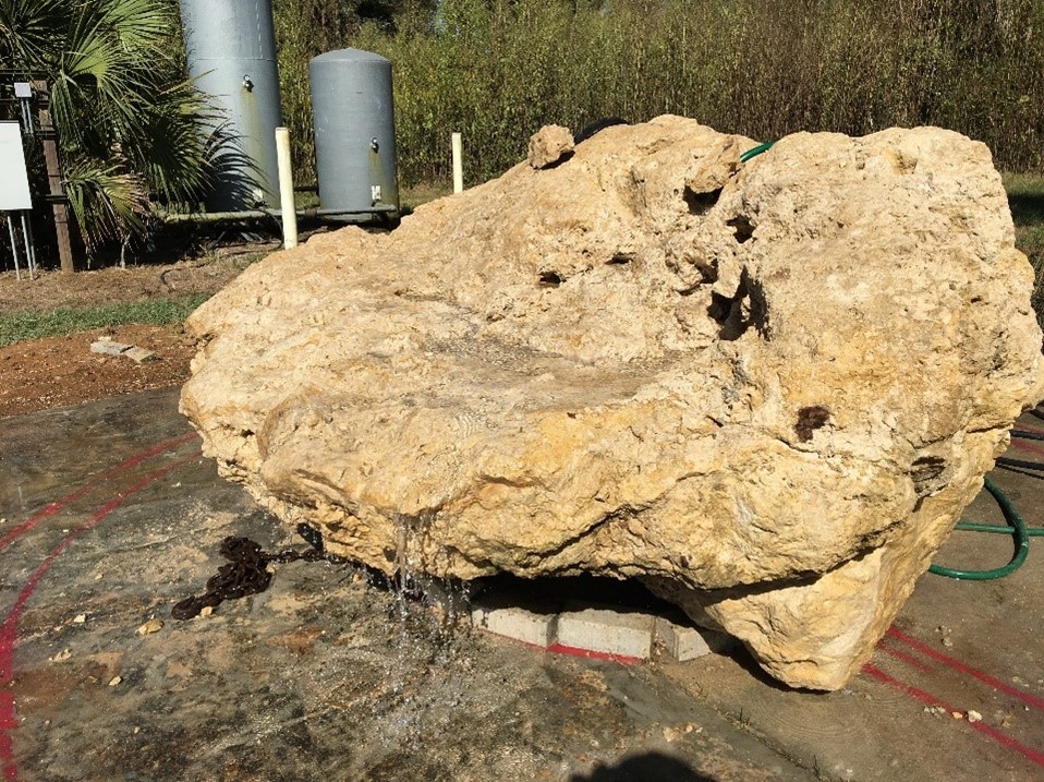 stone as the central feature