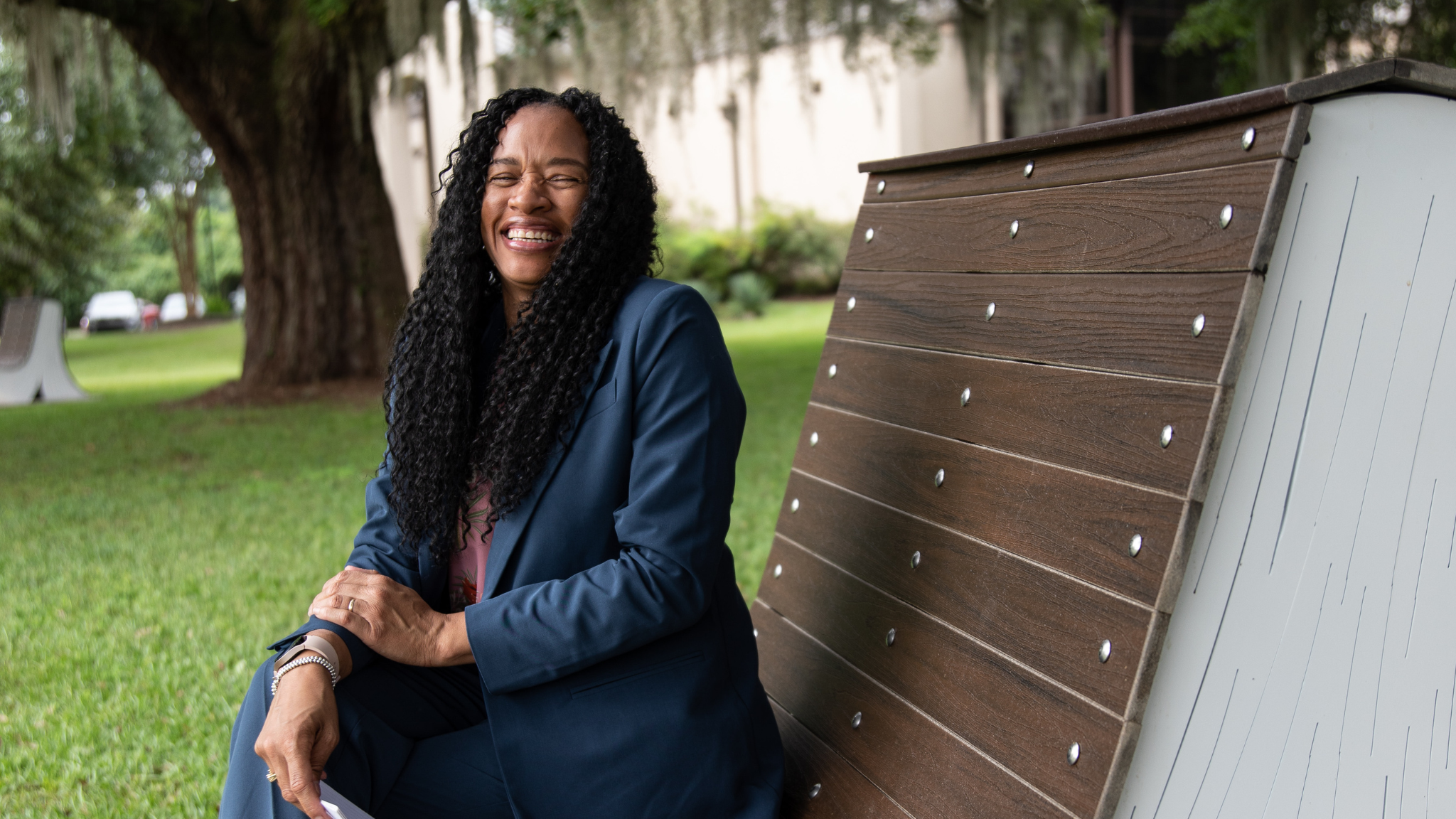 Leon County Library Book Benches