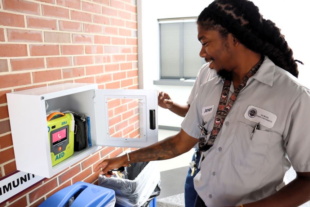 AEDs are placed in highly trafficked areas of most buildings